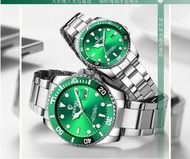 《綠水鬼時尚對錶 情侶錶特殺$599 間金設計 多色可選 水鬼手錶》CHENXI 水鬼系列 石英錶 鋼帶手錶 男錶 手錶