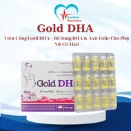 Gold DHA Pills, DHA & Folic Acid Supplement for Pregnant Women