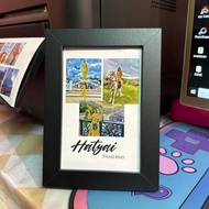 4R Photo Frame Grid3 inc Photo frame & Design Round