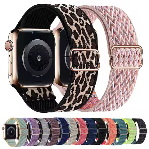 Nylon Strap For Apple Watch 9 ultra 8 7 49mm 45mm 41mm IWatch Series 6 SE 5 Correa 42 38 44 40 mm Sp