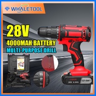 3 months warranty 28V  48v 48Nm Cordless Electric Drill Driver Set Screwdriver + Li-lon Battery And 