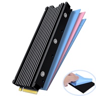 JEYI M.2 2280 SSD Heatsink Support PS5 PCAluminum radiator JEYI NVME NGFF 2280 SSD Double-Sided Heat Sink Cooling with Thermal Silicone Pads Cooler