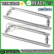 Pull Handle Dekkson Deluxe Ph Dl815 25x19x340x300 Sss Pegangan Pintu Aluminium Almunium Kaca Bentuk 