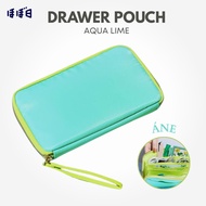 HOBONICHI Drawer Pouch Áne - Aqua Lime, Japan Diary/ Journal Stationery