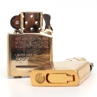 Zippo Oil Lighter replacement fluid Insert plus NEW Metal fuel saving gasket/ Gold