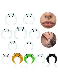 1 cái/2 cái 14G-2G Bộ dụng cụ kéo giãn bằng thủy tinh ấm cúng Pincher Taper có vòng đệm hình chữ O B