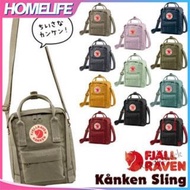【Ready Stock】 №♂✐ C23 Fjallraven-Kanken mini Sling Bag unisex school bag Shoulder Bag Carry-on Bag