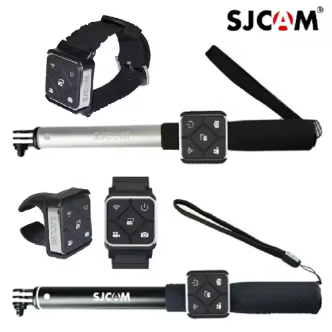 Original Wearable Wrist Bracelet Wristwatch Remote Control Monopod Holder Battery for Sjcam M20 Sj6/