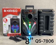 Speaker Bluetooth KARAOKE Wireless Portable qs-7806 Free Mic//LC29