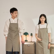 鹿造LUZAO 隱藏式口袋圍裙 豆沙灰 職人工作服