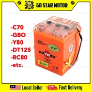 KOYOKO 6N4-BS 6N4 6V 4AH/10HR Battery Nano Gel Nanogel C50 C70 C90 YAMAHA Y80 RXS SUZUKI FR80 TRS RC