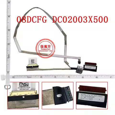 New Line For DELL Inspiron 15-3511 3510 3515 08DCFG DC02003X500 Laptop LED LCD LVDS Video Cable Chec
