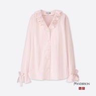 Uniqlo x J.W. Jersey Anderson Extra Fine Cotton Long Sleeve Blouse (used In Good Condition)