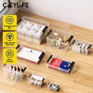 Citylife MINI Stackable Storage Box Widea Transparent Storage Box Stackable Storage 0.5L to 16L