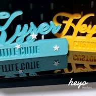 Personalised Name Stand | Customised Colourful Name | Name Plate | Corporate Gifts | Teacher's Day |