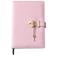 Password Book with Lock Cute Girl Love Lock Diary Girl Birthday Gift (Pink,1 Set)