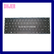DHJER 14.1" Laptop Keyboard for Kuu Kbook Pro English US Black New FESGE