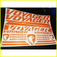 【hot sale】 VOYAGER Bike Frame Sticker Decals Vinyl for Mountain Bike and Road Bike and Fixie