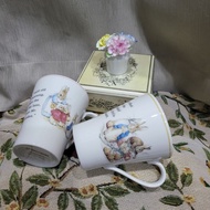 Set of 2 peter rabbit cups