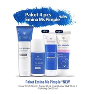 jual!! paket lengkap emina ms pimple murah 4 in 1 - 4 pcs