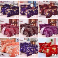 Ai Zhuo 6pcs Bedsheet set with comforter