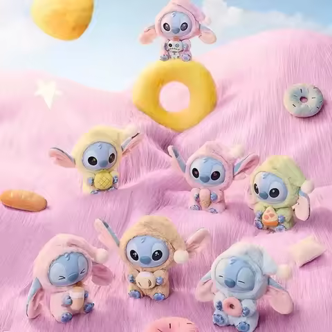 2026 Hot Stitch Eat Something Before Sleep Series Plush Dolls Pendant Cute Gift Car Ornaments Car Ac