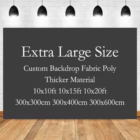 Extra Large Size Custom Backdrop Backgrounds Party Banner 10x10ft 10x20ft 300x300cm 300x600cm
