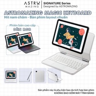 [Magnetic V2 LCD Keyboard] AstroMazing Pro Magic Keyboard Leather Case for 11 12.9 Air 4 5 10