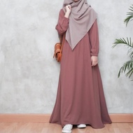 Terbaru/Termurah Baju Gamis Wanita Terbaru Simple Dan Elegan Bahan Ity