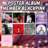 [Free Choose] BLACKPINK JISOO JENNIE ROSÉ LISA Album COVER Kpop Album Poster