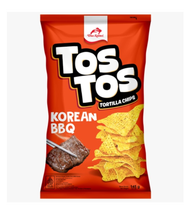 TOS TOS Tortilla Chips Korean BBQตอร์ติญ่า ชิปส์ รสโคเรียนบาร์บีคิว 145g