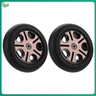 2 Pcs Electric Universal Wheel Skateboard Wheels Scooter Tires Baby Rear Axle kenerne