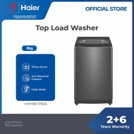 [READY STOCK] Haier 8kg Top Load Washing Machine / Washer / Hijab mode / Pillow Drum / Mesin Basuh -
