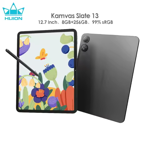 Huion Kamvas Slate 13 Android 14 Tablet for Graphics Drawing 12.7 Inch Note Pad Smart Notebook 99% s