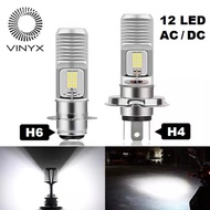 Lampu LED Utama Motor H6 H4 12 Titik Mata VINYX G12A AC - DC Hi - Low Bebek Matik Matic Moge Univers