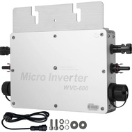 VEVOR MPPT Solar Grid Tie Micro Inverter 600W 1200W DC 22-50V to AC 220V/110V Waterproof IP65 Conver