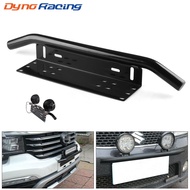 Car Number plate Offroad Front License Number Plate Bracket Frame Holder Light Bar Mount Bumper For 