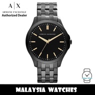 (100% ORIGINAL) Armani Exchange AX2144 Quartz Three Hand Black Dial Stainless Steel Case & Strap Men