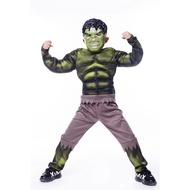 Hulk The Muscle Mask Costume Boys Cosplay Kids Clothes Carnival Fantasy