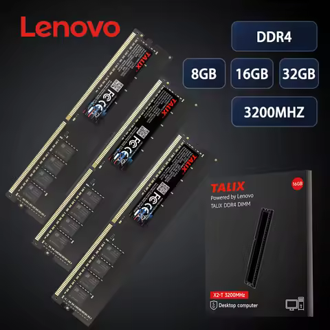 Lenovo TALIX DDR4 8GB 16GB 3200MHz Desktop RAM X2-T DIMM Memory Module for PC Gaming Office Multitas