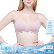 Wacoal Seamless Bra บราไร้โครงรูปแบบ 3/4 Cup เสริมฟองน้ำ 10 มิล - WB5X63 (สีชมพู/WR)