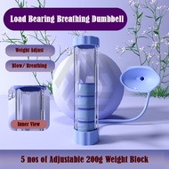 3H Loaded Breathing Dumbbell Core Cardio Trainer Workout/Alat Latihan Kardio Teras Dumbel Pernafasan