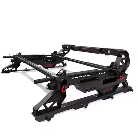 With Led Lights 3-inch Manganese Steel Sports Bar Roll Bar Roll Cage For TOYOTA HILUX REVO 15-17/ROC