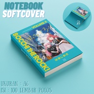 Notebook anime soft cover notebook Bocchi the rock