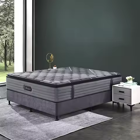 High Quality king Size 3 Zone Pocket Spring Bed Mattress Roll up in a Box Price