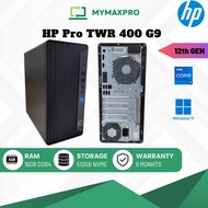 PC i5 / i7 Intel HP ProDesk TWR 400 G9 PCI Intel Core (12th Gen) / 16GB RAM / 512GB NVME / Win 11 Pr
