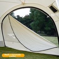 GLAMPING | Thickened Canopy Dome Tent Windproof Rainproof UV-Blocking Sunshade