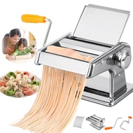 Stainless Steel Pasta Noodle Maker Machine Manually Household 5 Mode Stainless Steel Manual Hand Noo