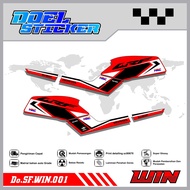 WIN 100 STRIPING STICKER - HOLOGRAM VARIATION LIST STRIPING STICKER, WIN 100 DOEL 001