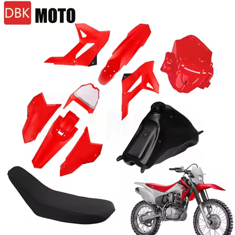 For 2021 CRF230F Honda Motocross Full Body Plastics Fender motorcycles Complet Fairing Kit Side Cove